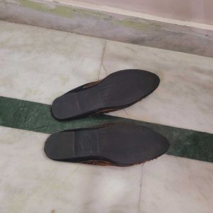 Embroidered Flat Mules