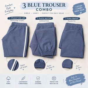 Comfortable Blue Sweatpants