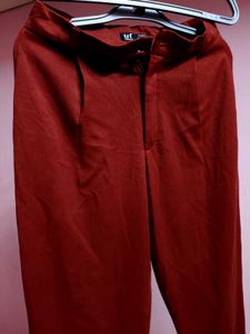 Stylish Red Trousers