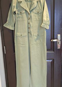 Olive Green Utility Jumpsuit