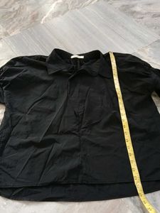 Classic Black Collared Shirt