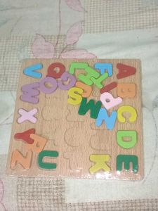 Wooden Alphabet Puzzle Board