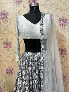 Elegant Printed Lehenga Choli Set