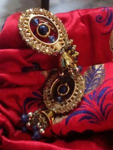 Red Blue Lehanga