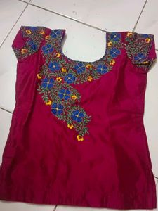 embroidery work blouse 6 to 8 years girls