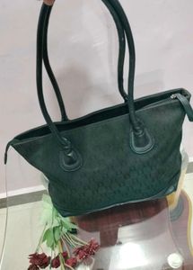 Classic Black Shoulder Bag