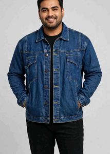 Men’s Classic Blue Denim Trucker Jacket