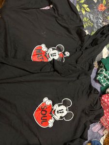 Black Mickey Mouse Hoodie