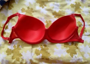 Zivame Backless Padded Bra Coral 36D