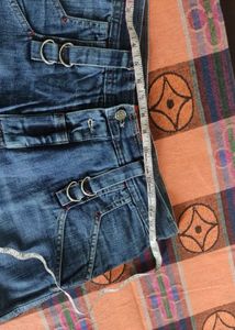 Wide Leg Denim Jeans