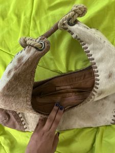 Unique Cowhide leather  Shoulder Bag