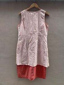 Elegant Pink &amp; White Kurta