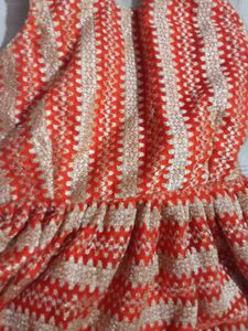 Netted Frock For 2-4 Years Old