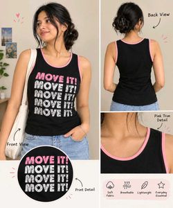 Pack of 2 Tank Top Classy Cute