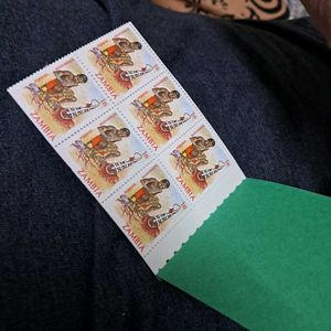 Zambia mint Postage Stamps in mini book