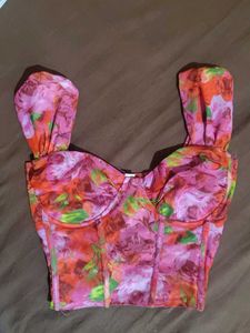 Floral Corset Top