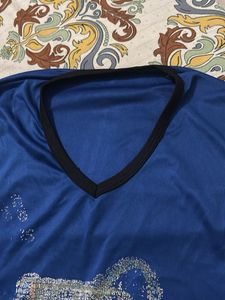 Blue Sleeveless Top very comfortable