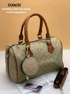 COACH*SPEEDY HIGH QUALITY LEATHER BAG*