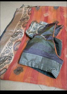 combo for four sarees and matching blouses