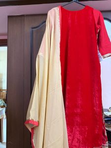 Elegant Red &amp; Gold Embroidered Lehenga Choli