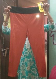 Brown High-Rise Leggings