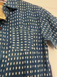 Men's Teal Printed Casual Shirt