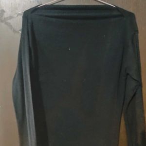 Chic One-Shoulder Ribbed Top