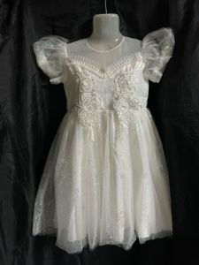 Stunning White Sequin Embellished Gown