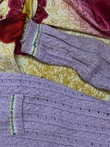 Lilac Knit Cardigan