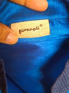 New Branded Blue Kurta
