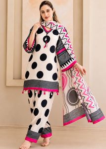 Polka Dotted Farshi Salwar Suit set