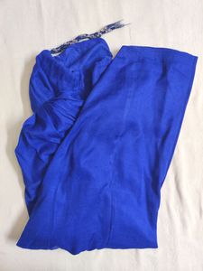 Pink N Dark Blue Wool Suit