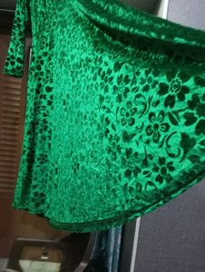 Offer Offer Checkout Today  And Get Assured Free Gift With  velvet gowm Long  Dress
