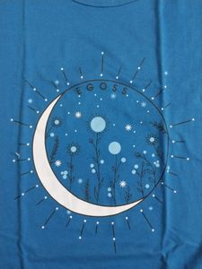 Blue Crescent Moon T-Shirt