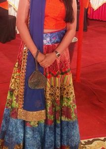 Vibrant Patchwork Lehenga Choli Set