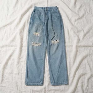 Light Wash Distressed Jeans