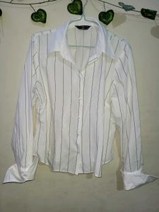 Classic Striped Button-Up Shirt