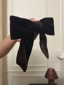 H&amp;M Velvet Bow Hair Clip