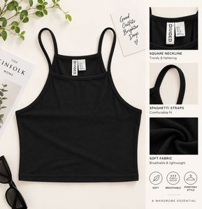 Black H&M Crop Top