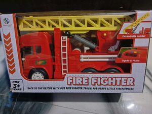 Sanco Toys Kids Friction-Powered Firefighter Truck
