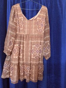 Chic Printed Mini Dress