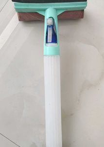 Window Squeegee with Spray