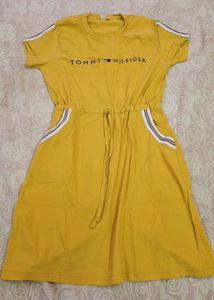 Tommy Hilfiger Yellow Casual Dress