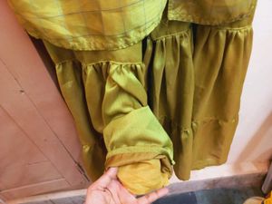 shining Georgette garara and designer kurti