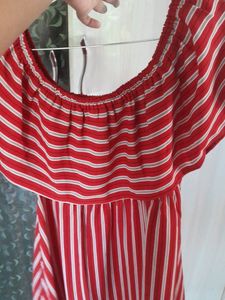 Red Flare Dress