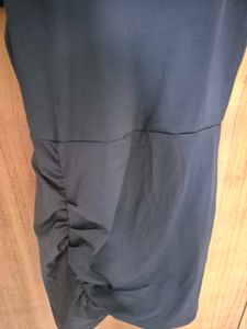 Chic Black Cold Shoulder Mini Dress