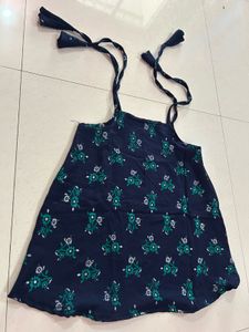 Adorable Navy Floral Dress for Girls
