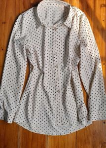 Polka Dot Shirt - Smart Casual Office Outfit