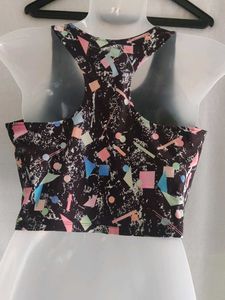 Funky Print Sports Bra