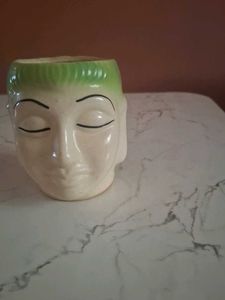 Zen Buddha Face Planter Pot
